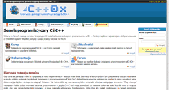 Desktop Screenshot of cpp0x.pl